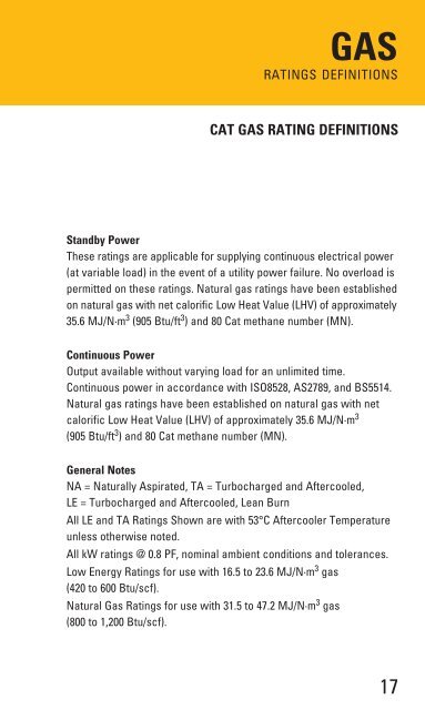 ELECTRIC POWER RATINGS GUIDE - Teknoxgroup