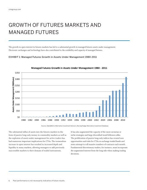 Lintner Revisited: A Quantitative Analysis of Managed ... - CME Group