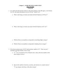 Mass mole worksheet #1