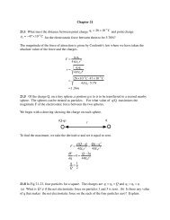 Chapter 21 21.1 What must the distance between point charge q1 ...