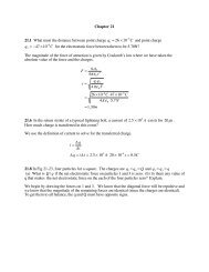 Chapter 21 21.1 What must the distance between point charge q1 ...