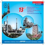 ncb international seminar on cement and building ... - Ncbindia.com