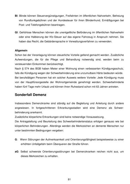 Ratgeber für pflegende Angehörige und Pflegebedürftige ... - Soest