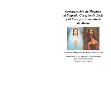 Consagración de Hogares al Sagrado Corazón de Jesús y al ...