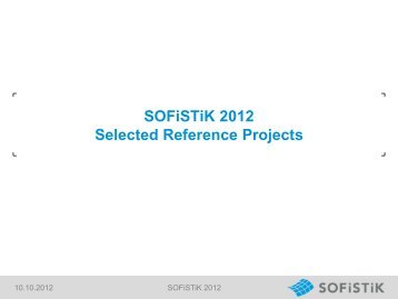 Referenzprojekte (Englisch) - SOFiSTiK AG