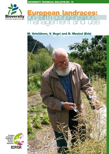 European landraces on-farm conservation ... - Bioversity International