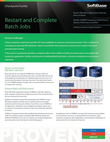 Checkpoint Facility - SoftBase Systems, Inc.
