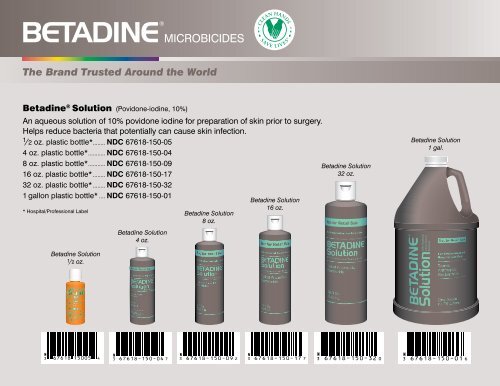 The Brand Trusted Around the World - Betadine