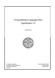 Timing Definition Language (TDL) - Softwareresearch.net