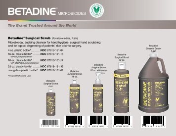 The Brand Trusted Around the World - Betadine