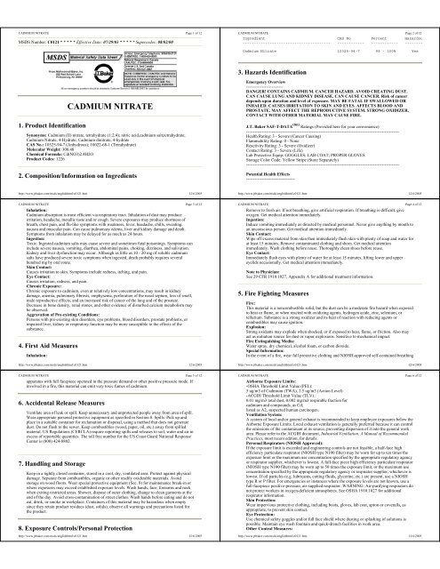 CADMIUM NITRATE