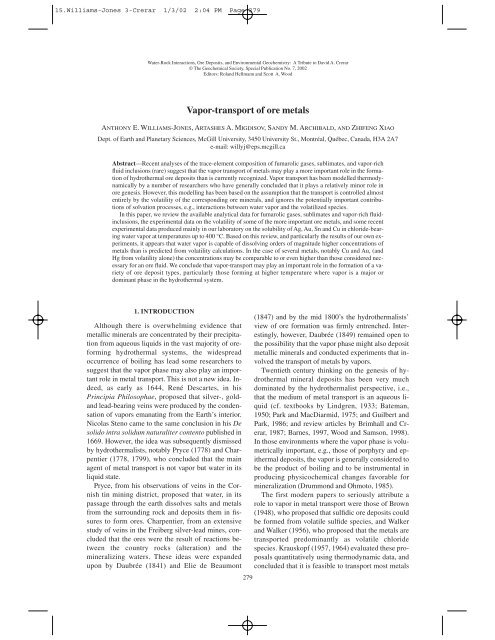 PDF Text - Department of Earth and Planetary Sciences - McGill ...