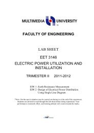 faculty of engineering lab sheet eet 3146 electric power utilization ...