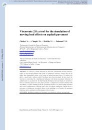 Viscoroute 2.0: a tool for the simulation of moving load effects on ...