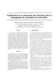 Exploitation de la monotonie des fonctions dans la ... - HAL ENPC