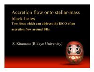 Accretion flow onto stellar-mass black holes