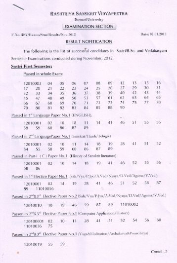 EI M II_\AIl-o_\ sEgI! -oI - Rashtriya Sanskrit Vidyapeetha