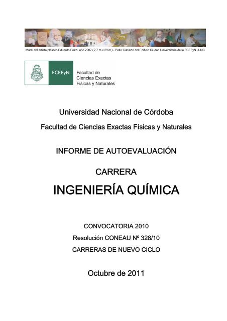 ingeniería química - Facultad de Ciencias Exactas, Físicas y Naturales