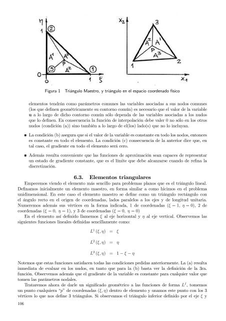 Capítulo 1 Métodos de residuos ponderados Funciones de prueba ...