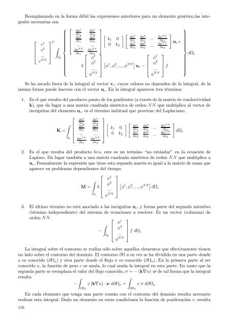 Capítulo 1 Métodos de residuos ponderados Funciones de prueba ...