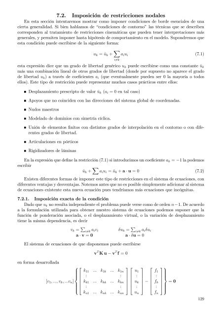 Capítulo 1 Métodos de residuos ponderados Funciones de prueba ...