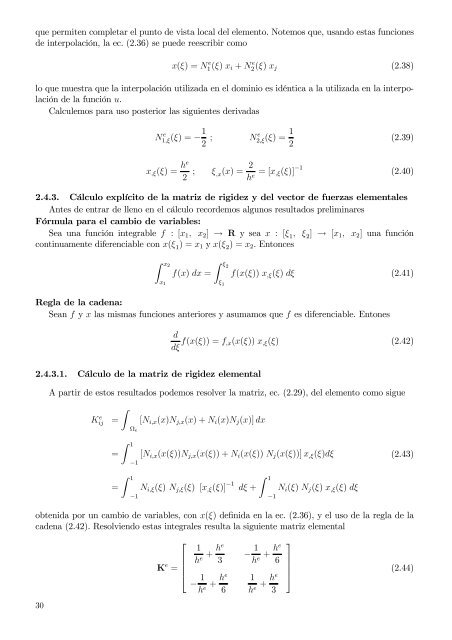 Capítulo 1 Métodos de residuos ponderados Funciones de prueba ...