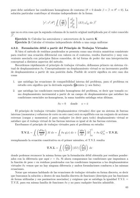 Capítulo 1 Métodos de residuos ponderados Funciones de prueba ...