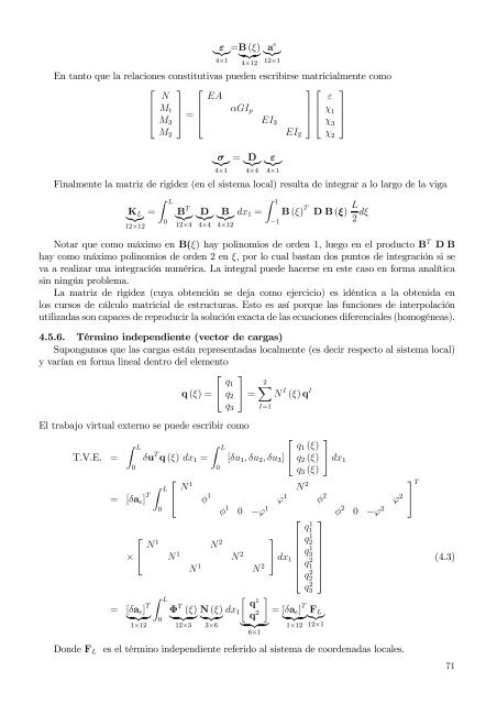 Capítulo 1 Métodos de residuos ponderados Funciones de prueba ...