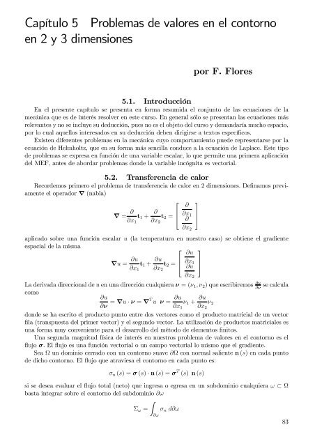 Capítulo 1 Métodos de residuos ponderados Funciones de prueba ...