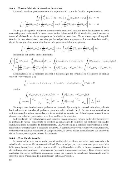 Capítulo 1 Métodos de residuos ponderados Funciones de prueba ...