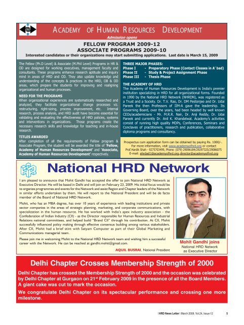 delhi - National HRD Network