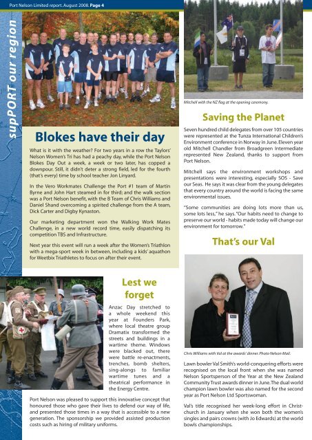 August 2008(pdf) - Port Nelson