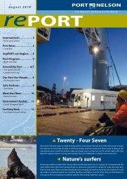August 2010 (pdf) - Port Nelson