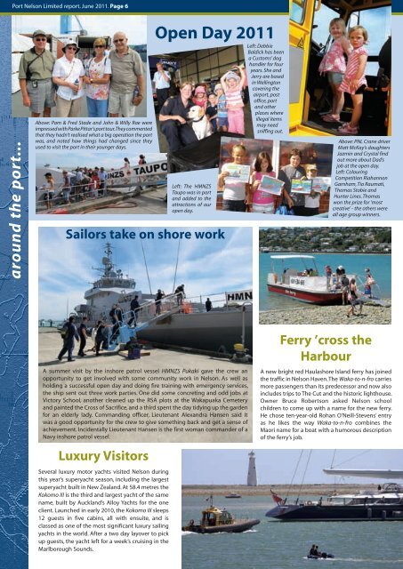 June 2011 (pdf) - Port Nelson