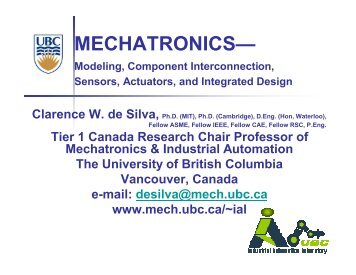 Mechatronics Course Presentation.pdf - UBC Mechanical ...