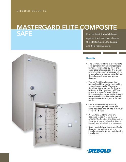 Mastergard Elite Composite Safe Diebold