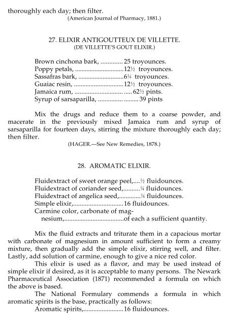 Lloyd - Elixir & Flavoring Extracts Formulae - Soil and Health Library