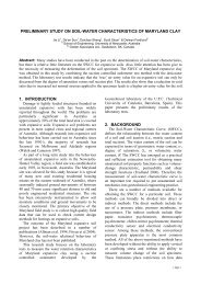 preliminary study on soil-water characteristics of maryland clay 1 ...