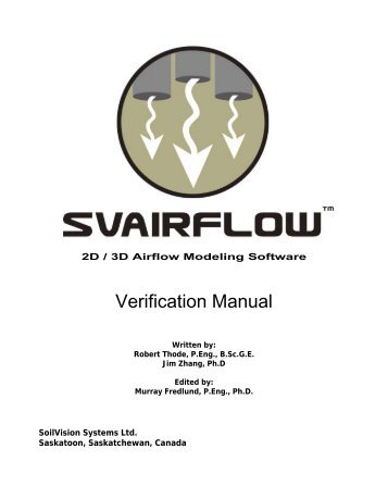 SVAirFlow Verification Manual - SoilVision Systems, Ltd