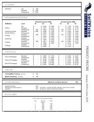 PRODUCT PRICING - SoilVision Systems, Ltd