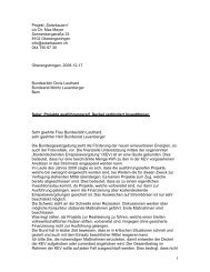 Brief an Frau Bundesrätin Leuthard und Herrn ... - Solarbauern