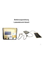 iSolarX - SOLARC Innovative Solarprodukte GmbH