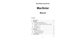 MacSolar (full version) - User manual