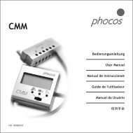 User Manual CMM - Phocos.com