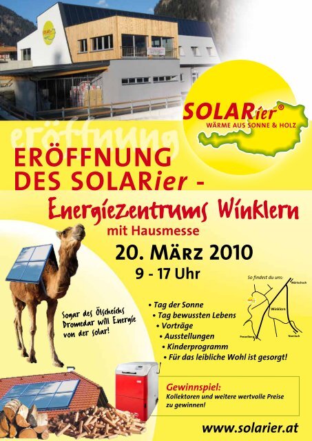 Energiezentrums Winklern - SOLARier Gesellschaft fÃ¼r erneuerbare ...