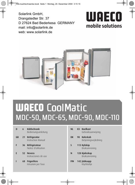 MDC-50, MDC-65, MDC-90, MDC-110 - Solarlink GmbH, preiswert ...