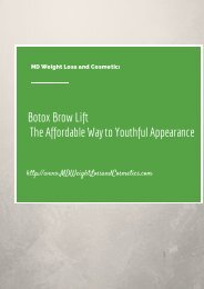 Botox Brow Lift The Affordable Way to Youthful Appearance