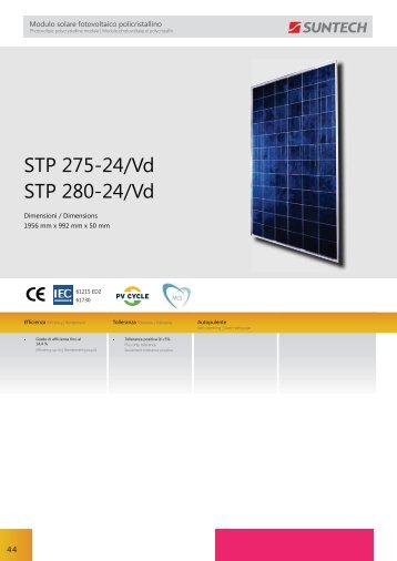 STP 275-24/Vd STP 280-24/Vd