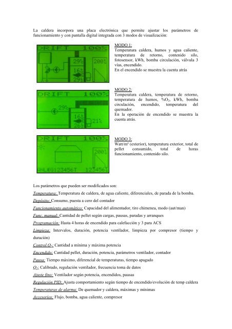 CALDERAS DE PELLET - Solarweb