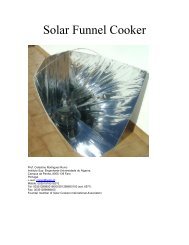 Solar Funnel Cooker